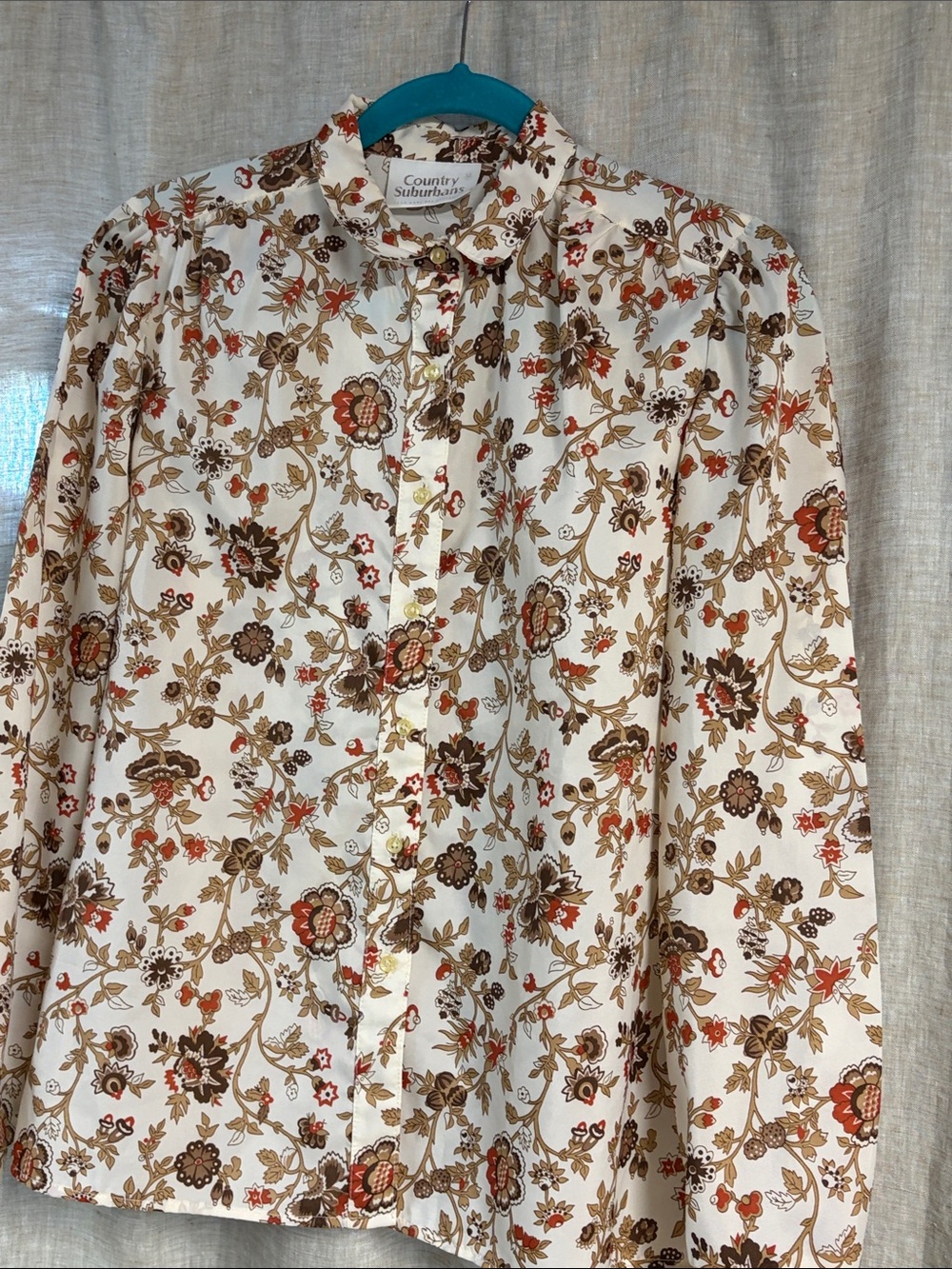 Vintage floral blouse